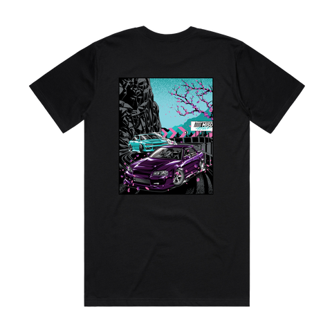 Mountain Run Black Tee
