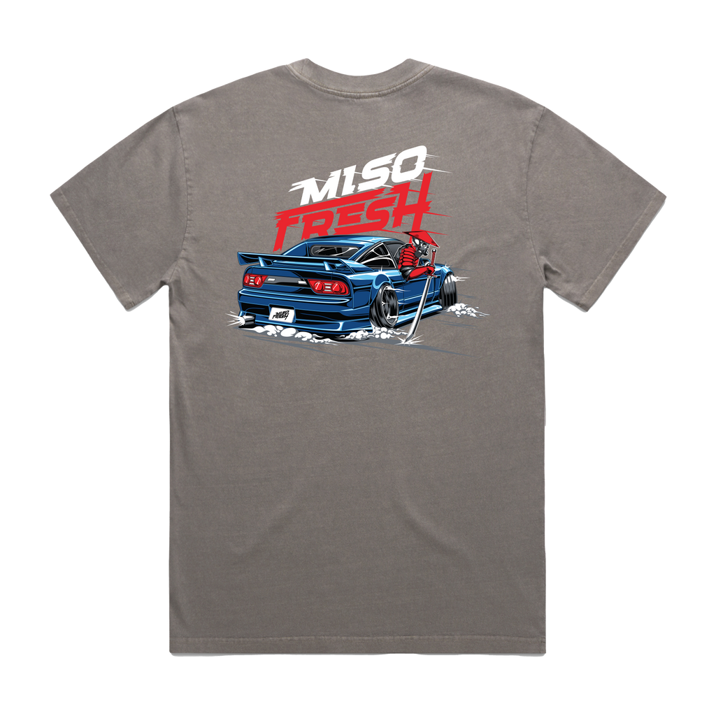 Shredd All Tires Faded Grey Tee