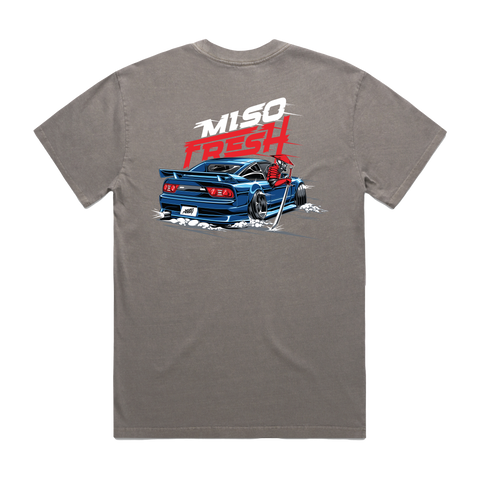 Shredd All Tires Faded Grey Tee