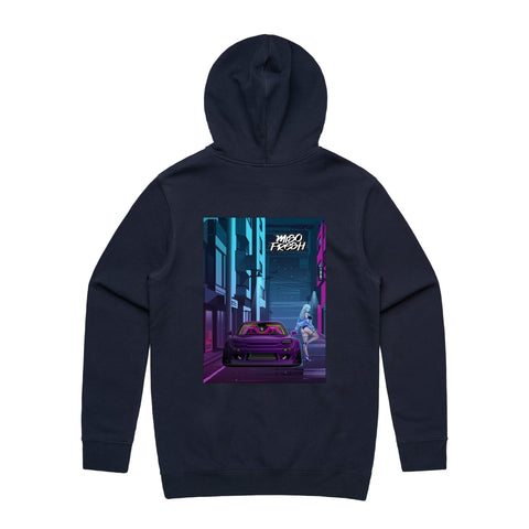 Streets of Japan Navy Blue Hoodie