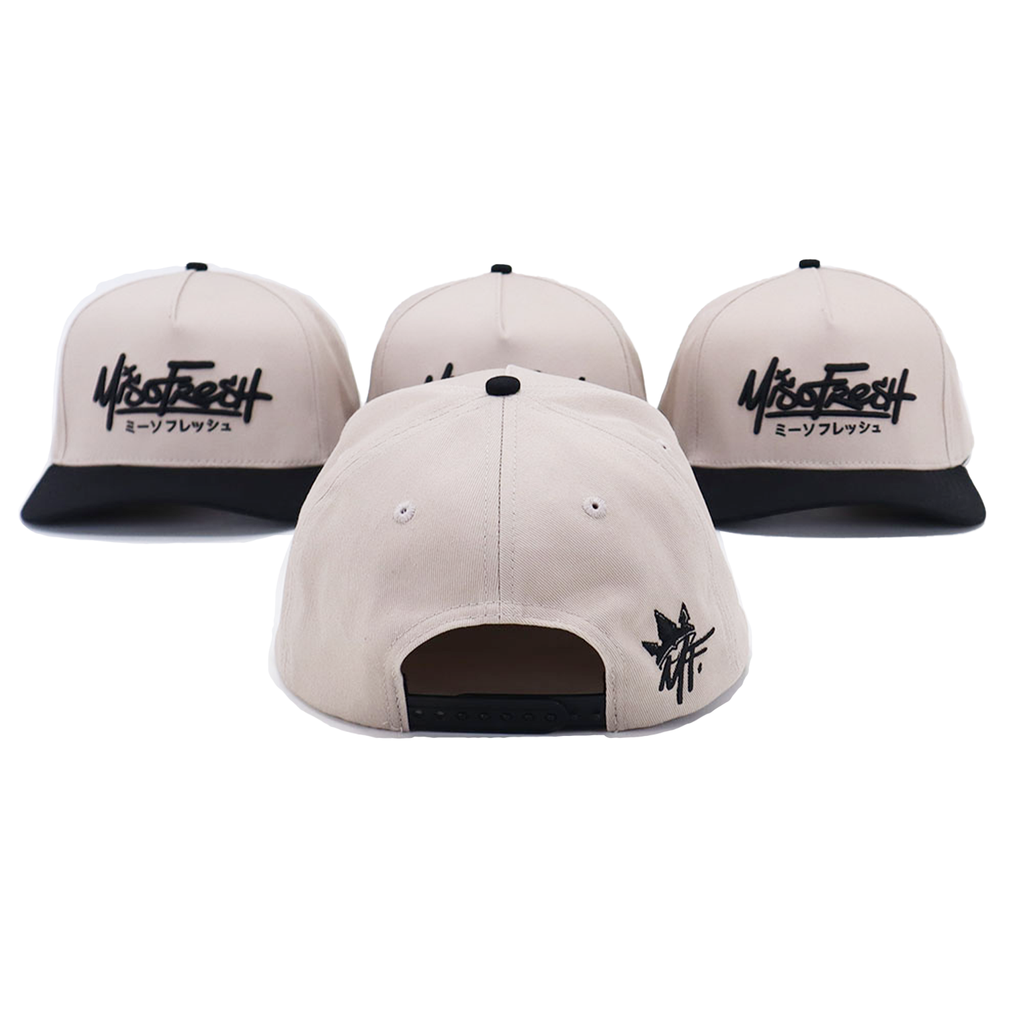 Throwe Khaki/Black Snapback
